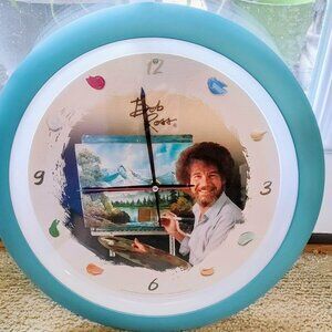 BOB ROSS Talking Clock Used like New